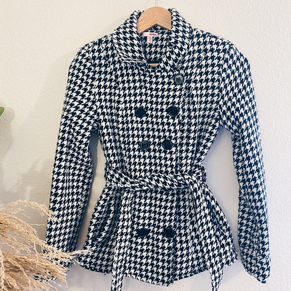 Bongo Houndstooth Blazer Peacoat - Picture 1 of 6